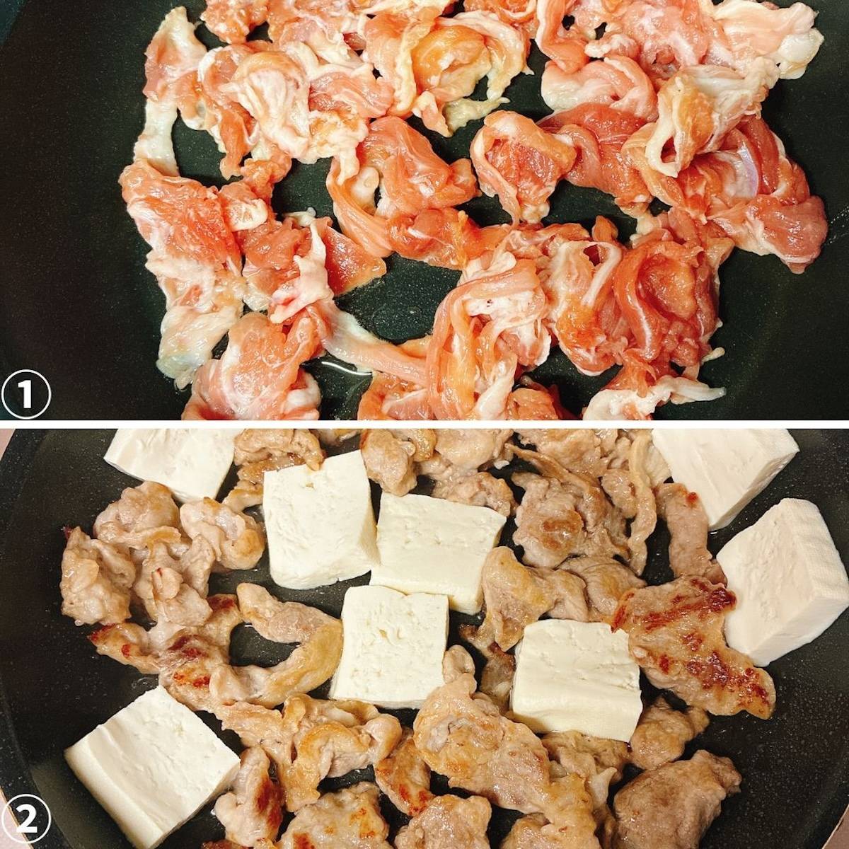 JAグループ公式の「もやしと豚肉長ネギの豆腐チャンプルー」のレシピ