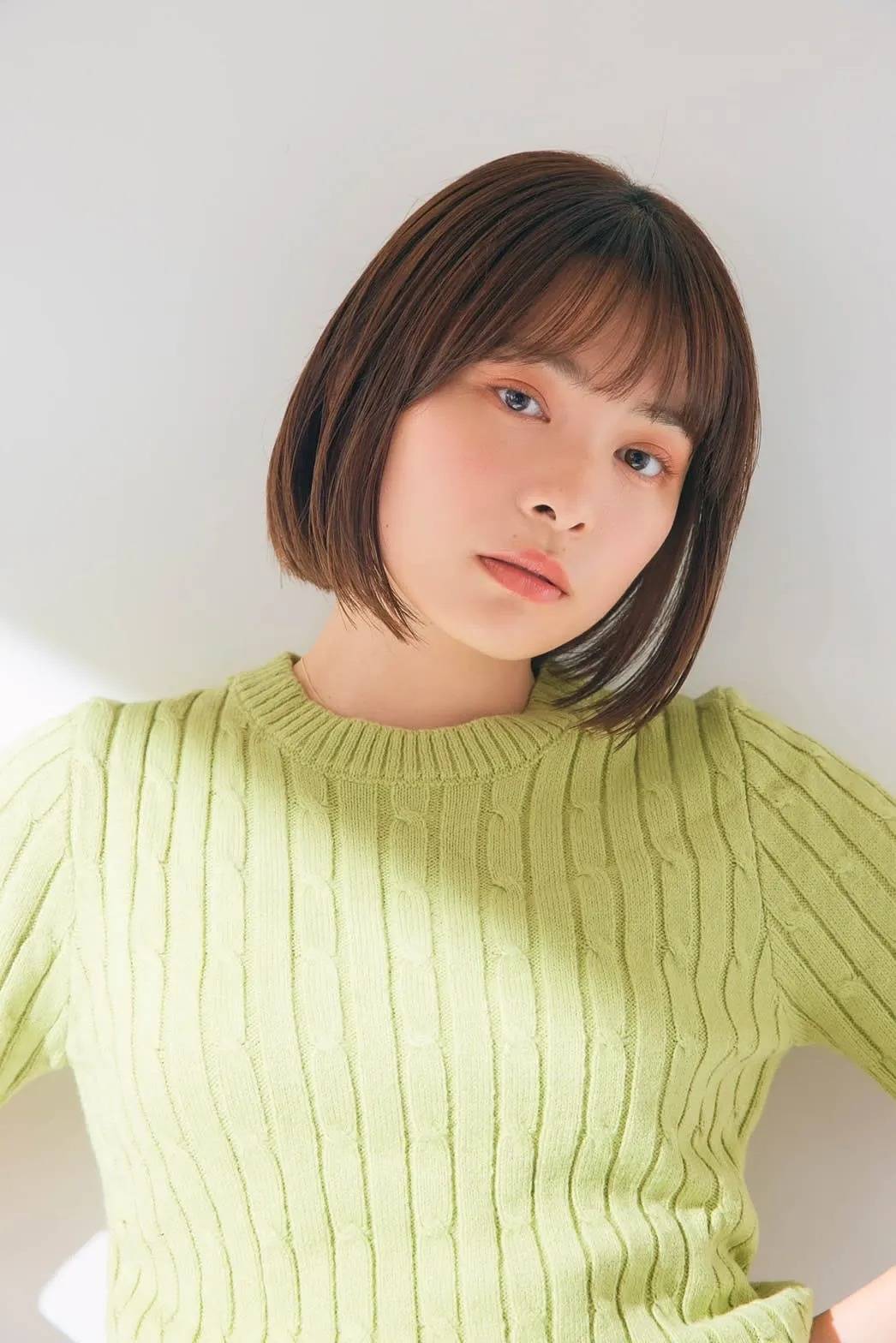シンプルストレートボブ
