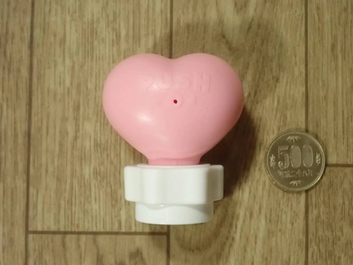 DAISO(ダイソー)：炭酸キャップ ハート