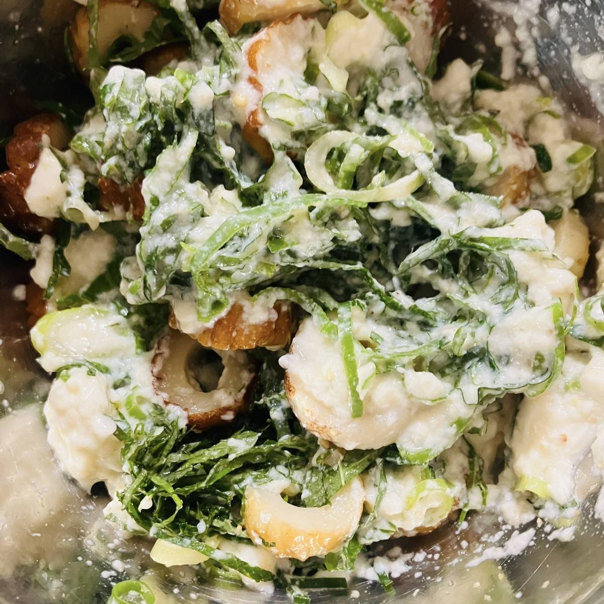 紀文公式の「焼ちくわとたっぷり薬味の白あえ」のレシピ