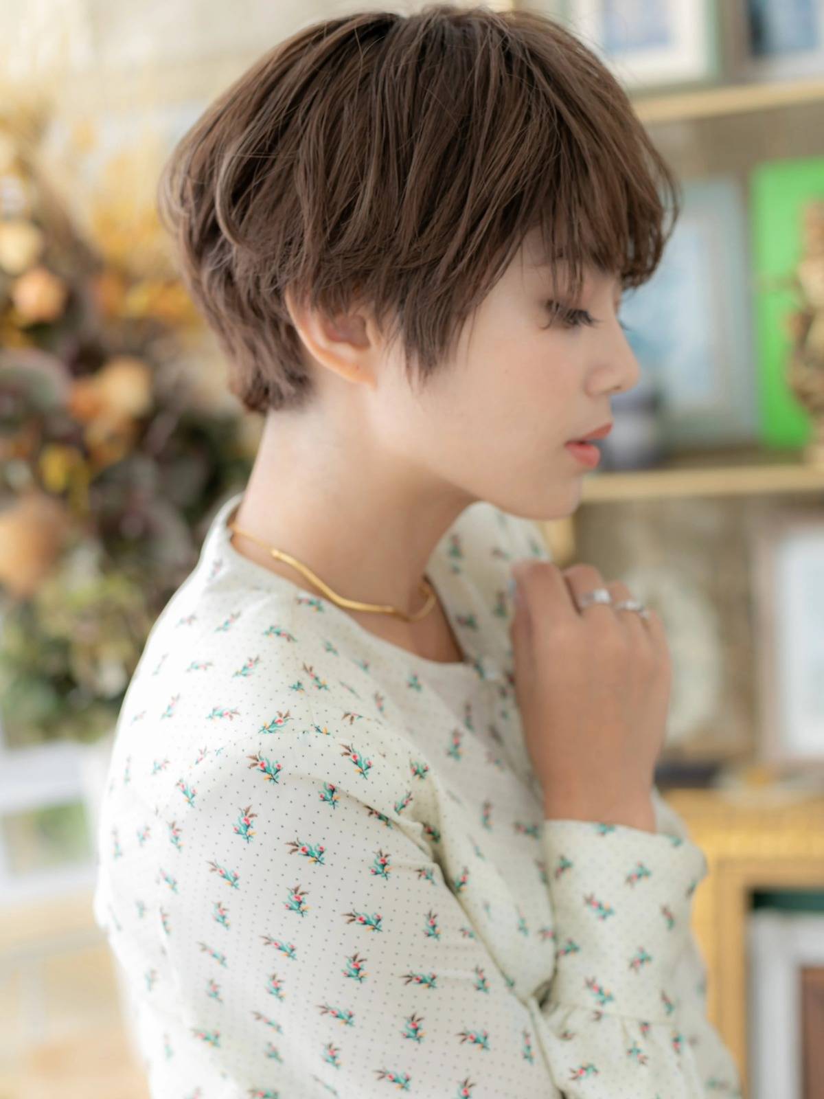 外国人風ニュアンスショート