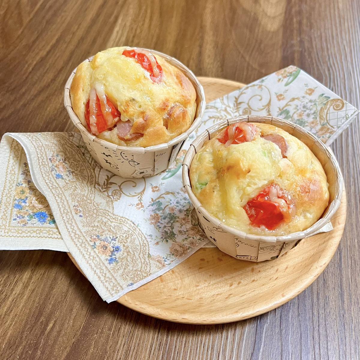 森永公式の「おかずマフィン」のレシピ
