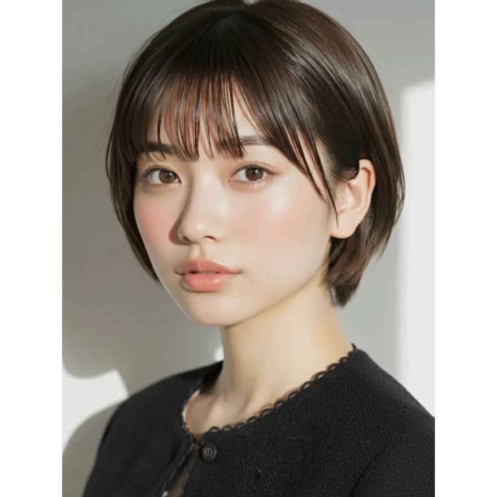 こなれ感のあるナチュラルショート