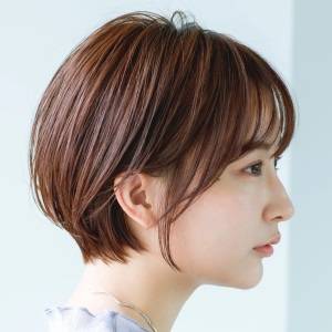  きれいめ丸みショート 
