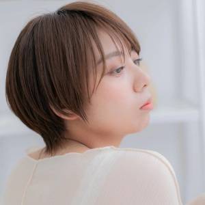  きれいめマッシュショート 