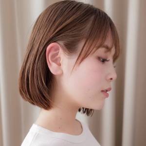  きれいめ前下がりボブ 