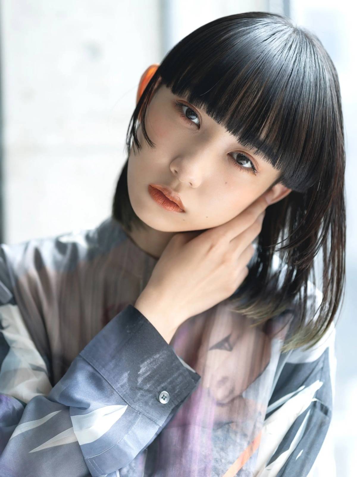 個性派姫カットボブ