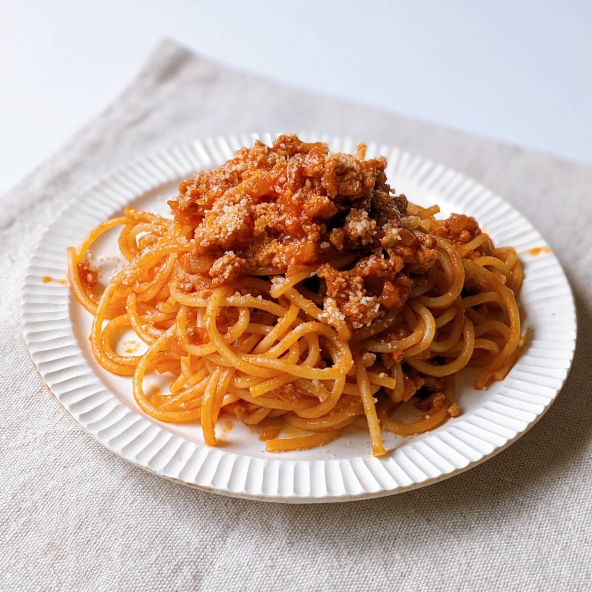 マ・マー公式の「スパゲッティ ボロネーゼ」のレシピ