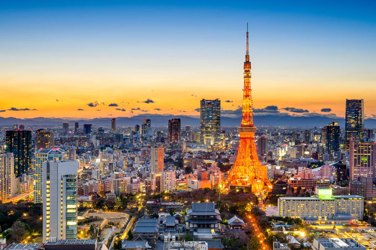 東京都　東京タワーなどの夜景