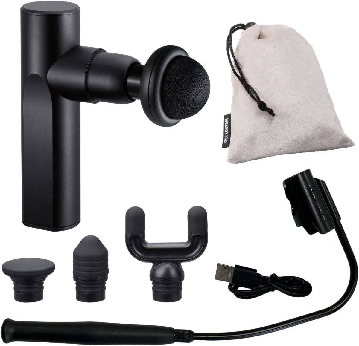 【Amazon.co.jp限定】ATEX アテックス 筋膜 リリースガン AX-HXL236Abk