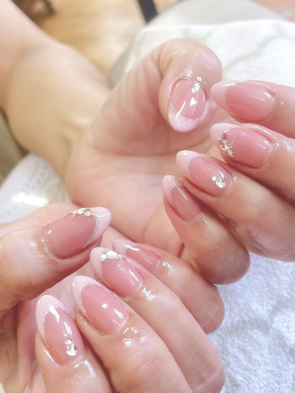 ミルキーピンクネイル