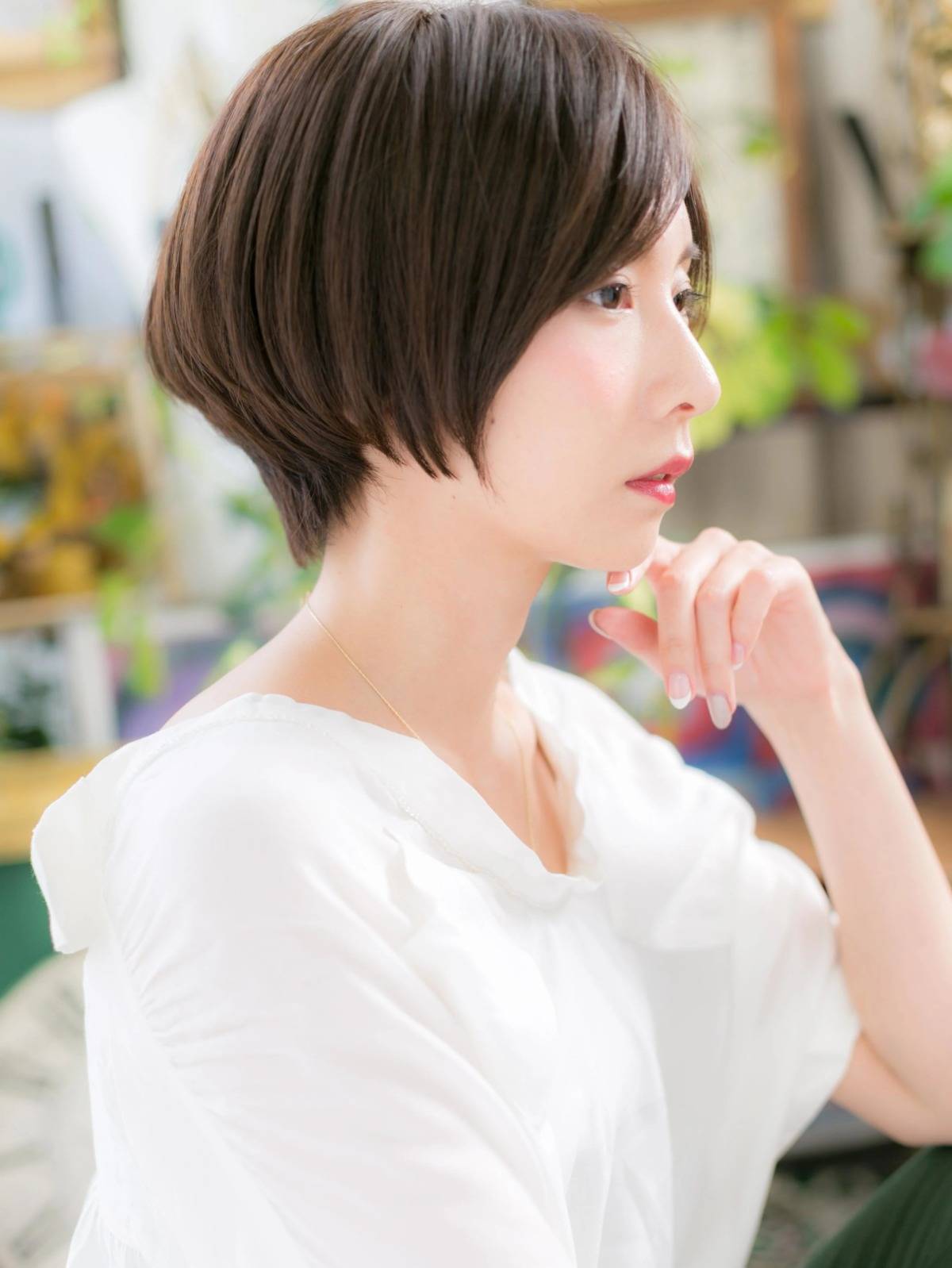 シルエットがきれいなまとまりボブ