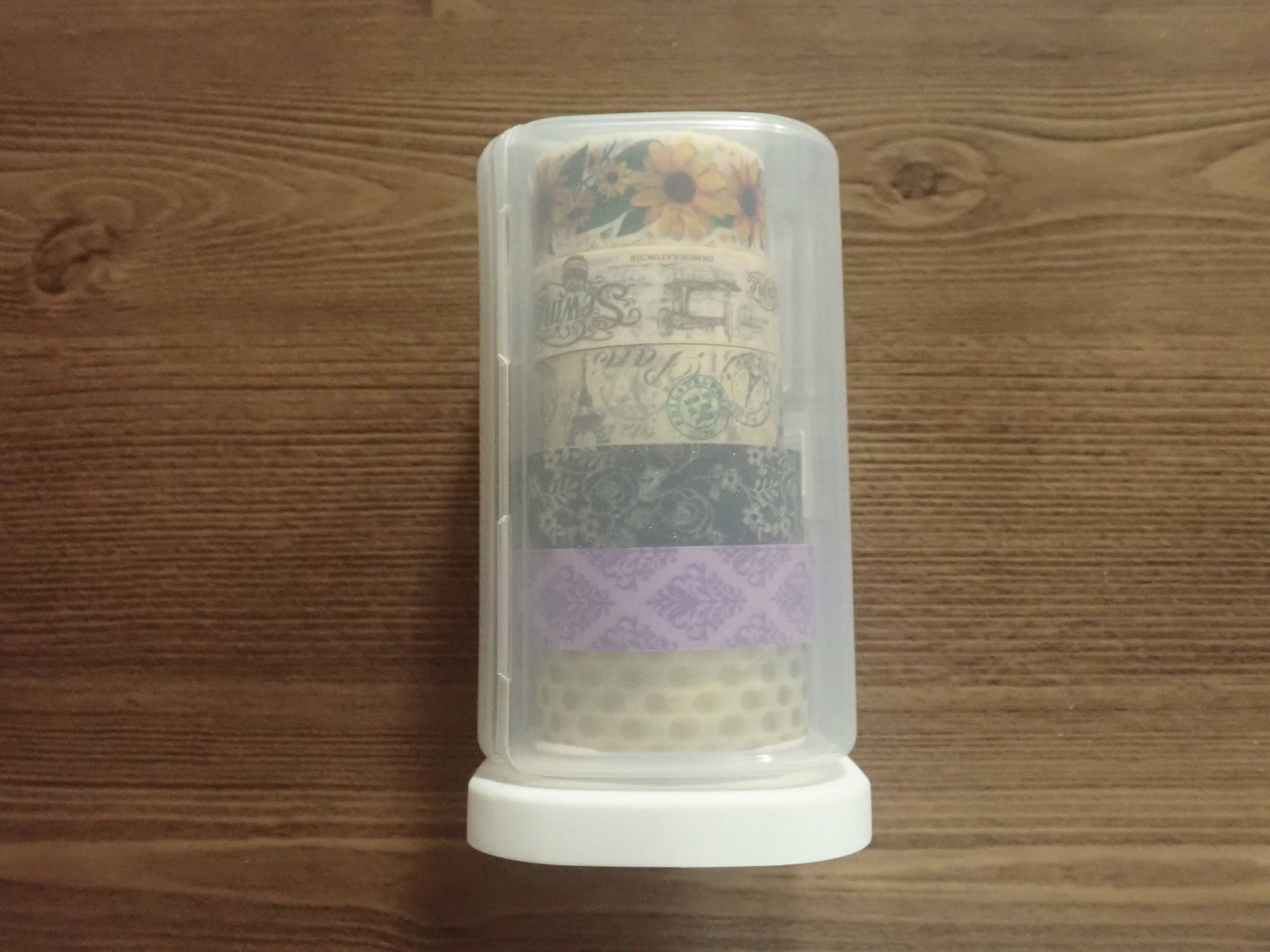 ダイソーの立てて重ねられる！マステ収納ケース