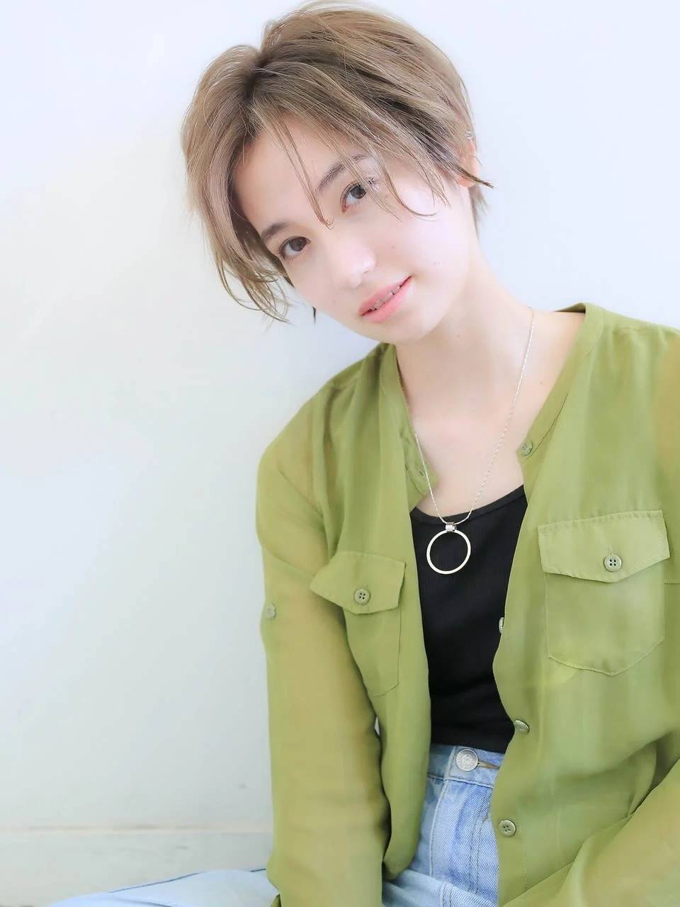 抜け感カジュアルショート