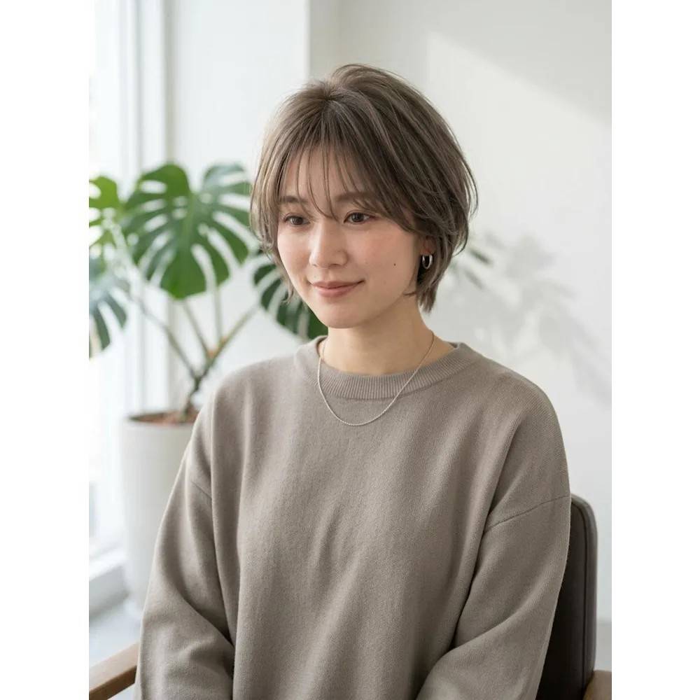 大人上品なショートウルフ