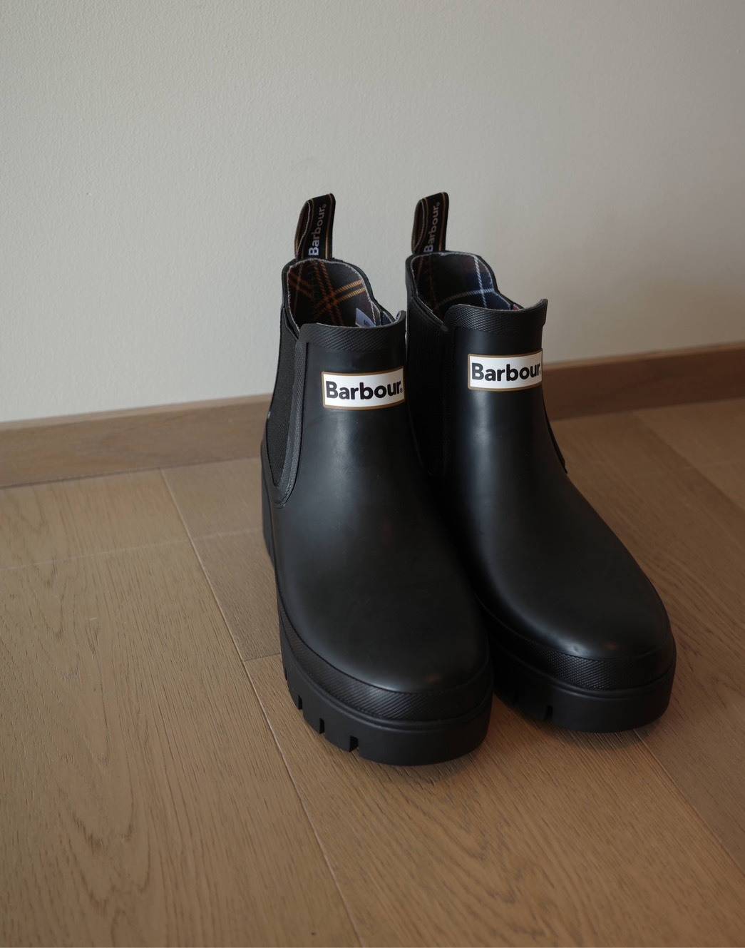 Barbourのショートレインブーツ
