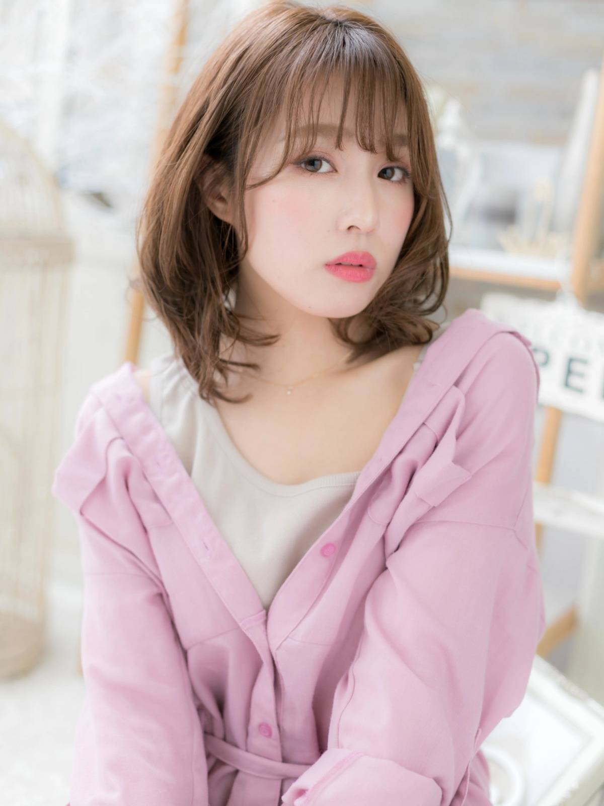 ミックスカールレイヤーボブ