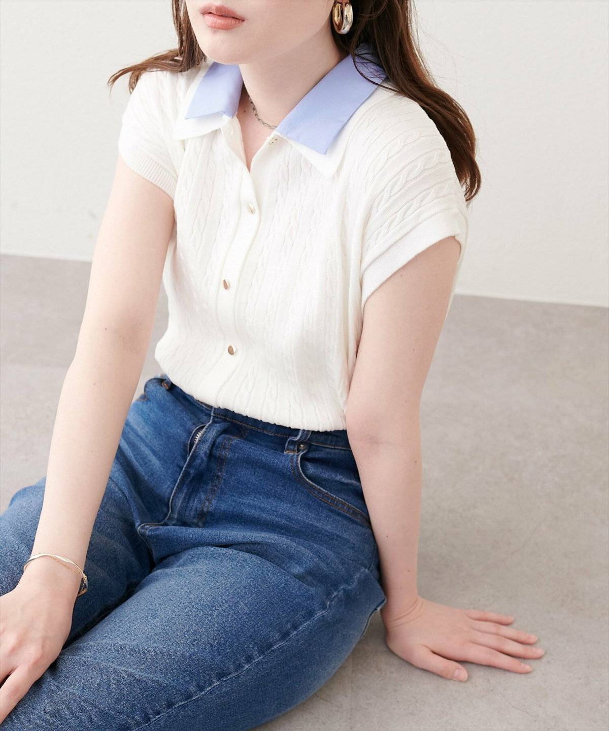 ニットカーディガン