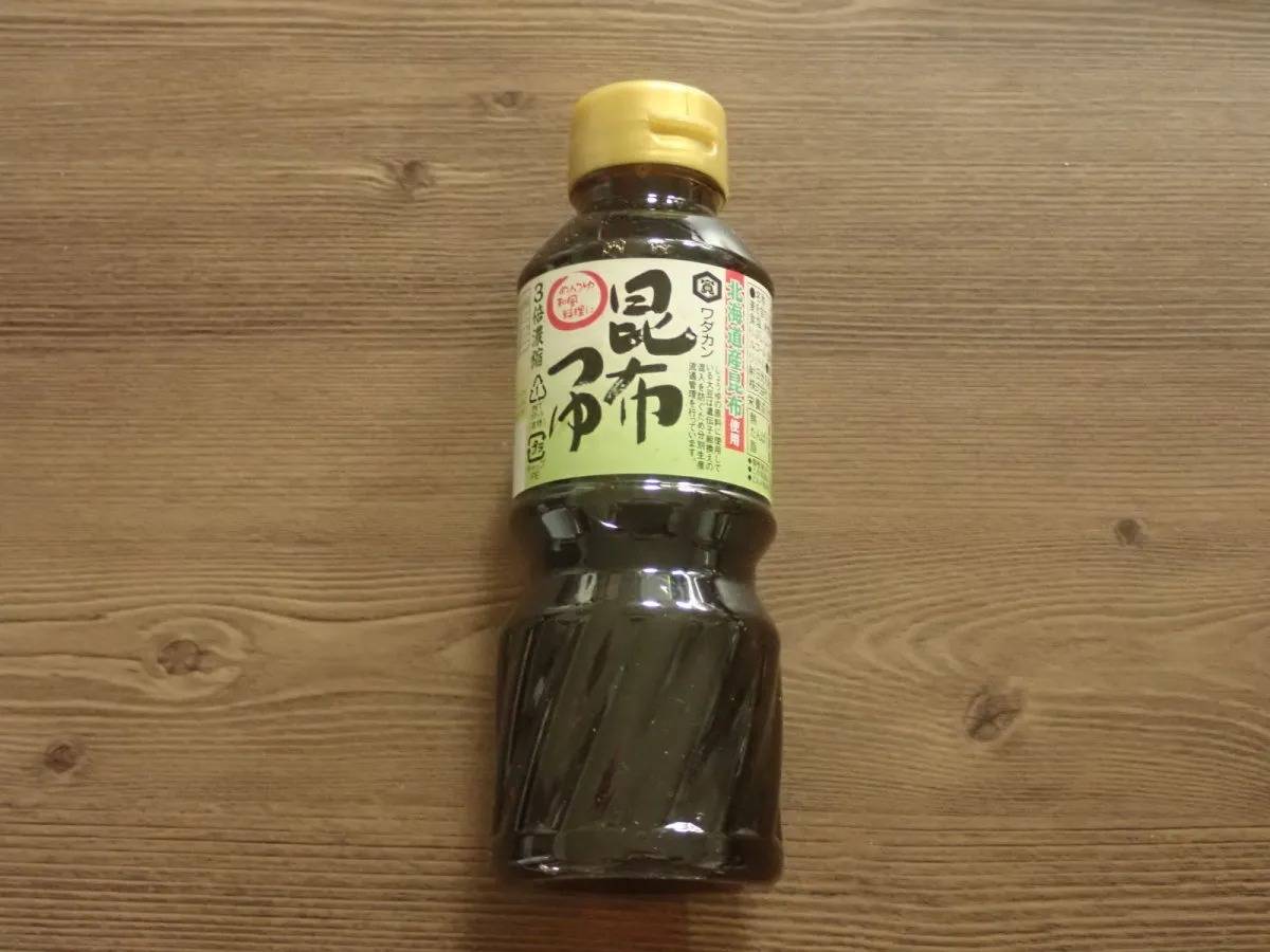 DAISO(ダイソー):ワダカン昆布つゆ3倍 300ml