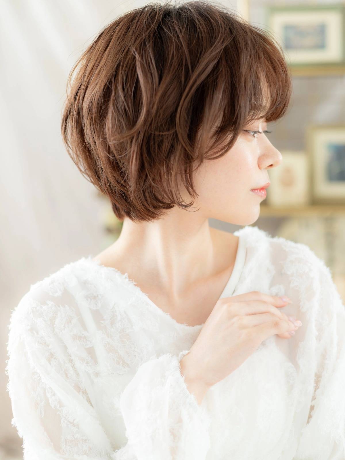 大人可愛いふわショート