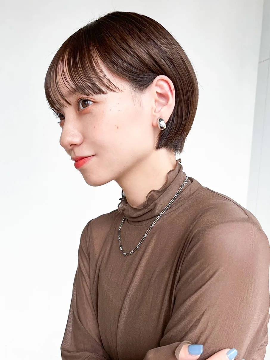 まとまり感耳掛けショート