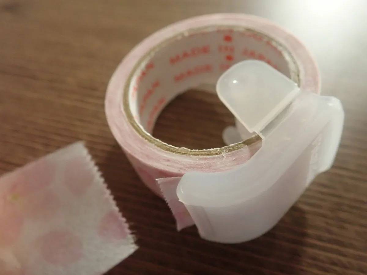 DAISO(ダイソー):直接つけられるマスキングテープカッター(モノトーン)