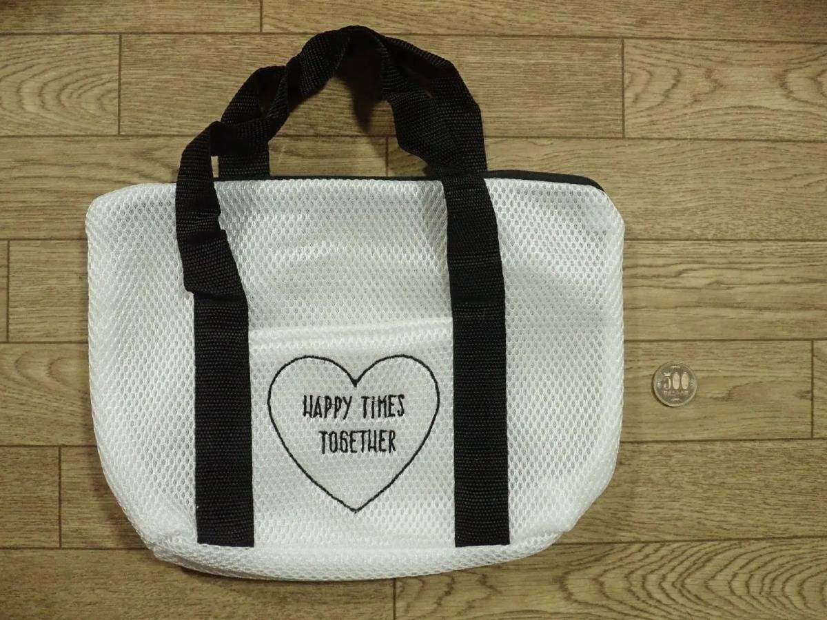 DAISO(ダイソー)：トラベルトートバッグ(ウォッシャブル、30×10×20cm)