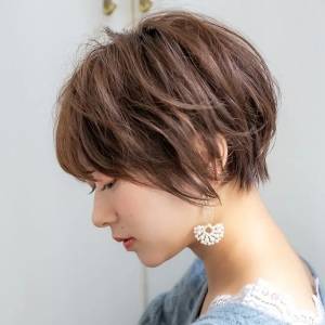  レディなニュアンスショート 