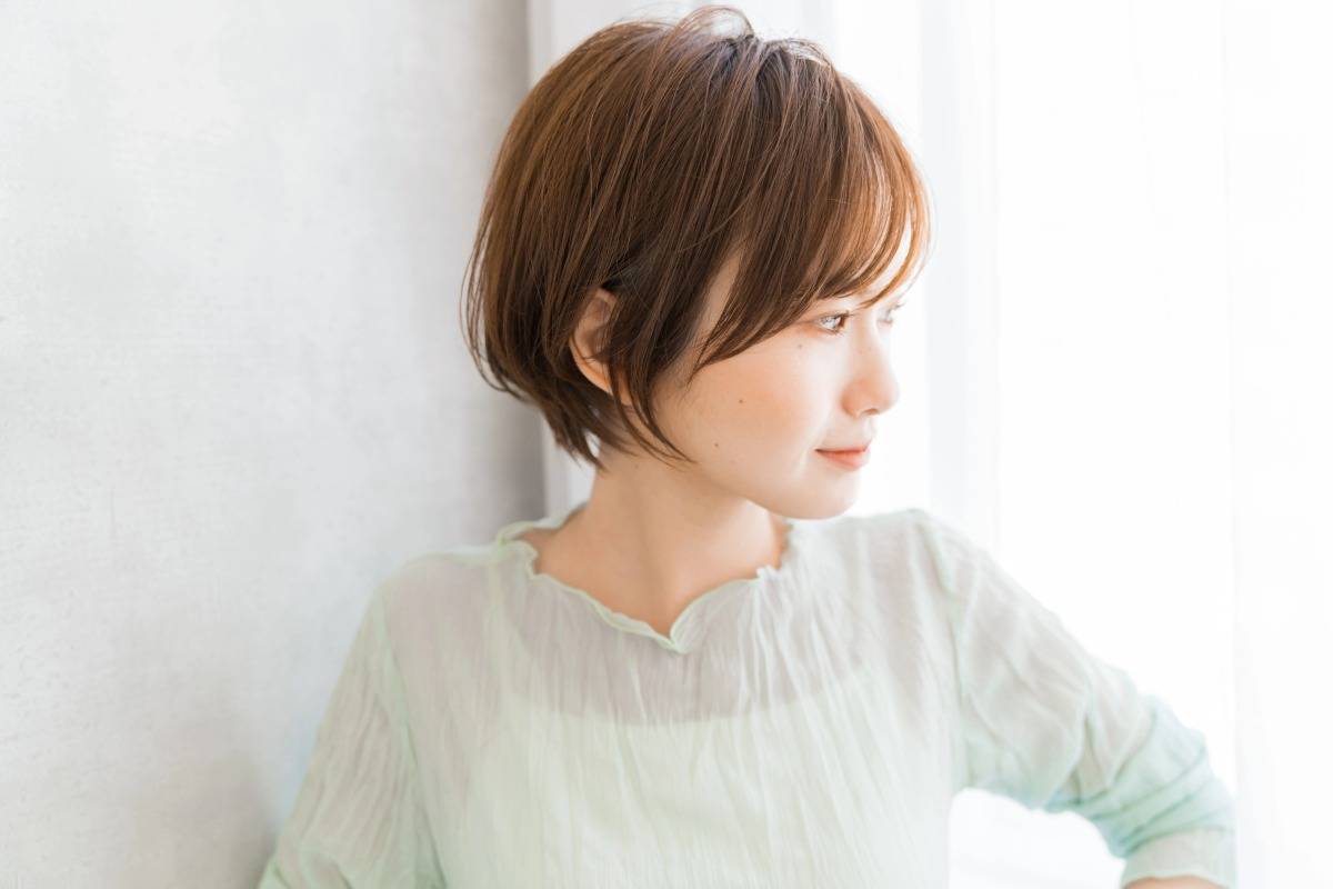 シンプルなきれいめボブ