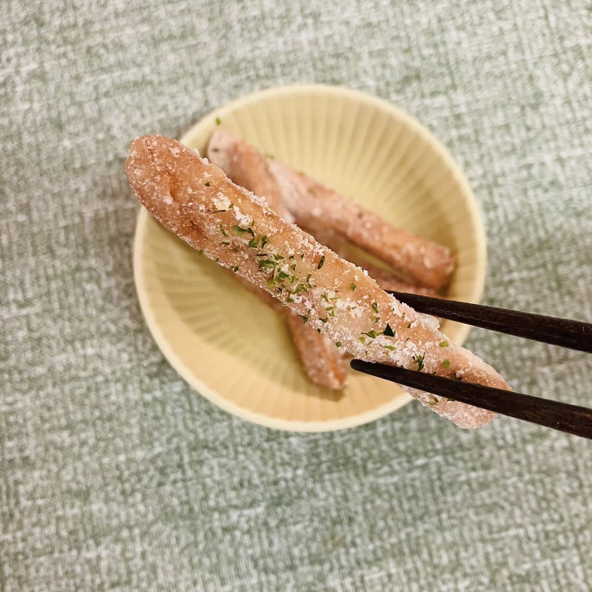 ニッスイ公式の「ソーセージのスティックから揚げ」のレシピ