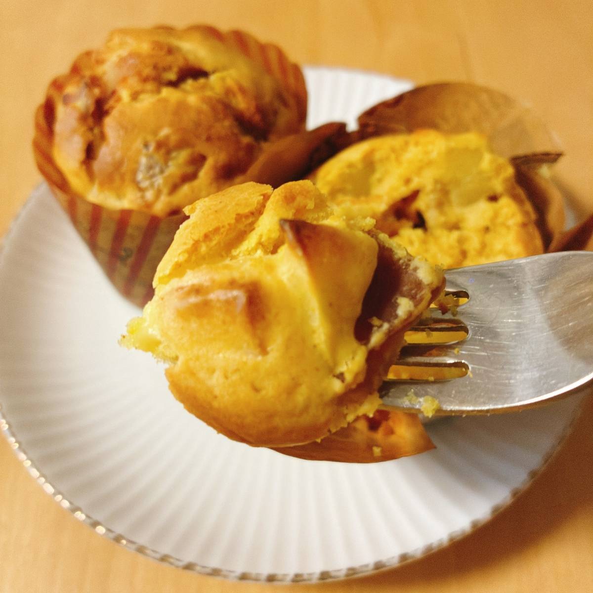 森永公式の「カレーマフィン」のレシピ