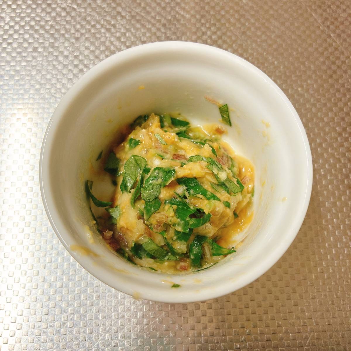 永谷園公式の「薬味たっぷり味噌と豆腐の茶漬け」のレシピ