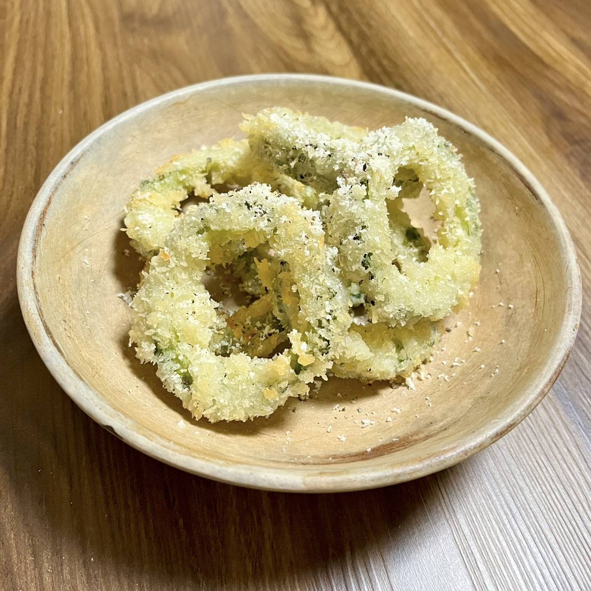 JAグループ公式の「ゴーヤのリングフライ◎コンソメ味」のレシピ