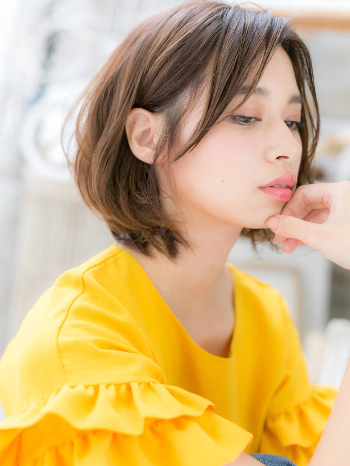 くせ毛風抜け感ボブ