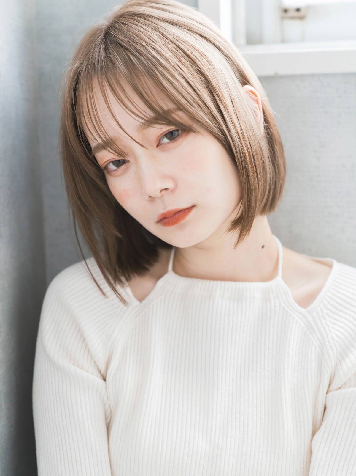 乾かすだけでまとまるボブ