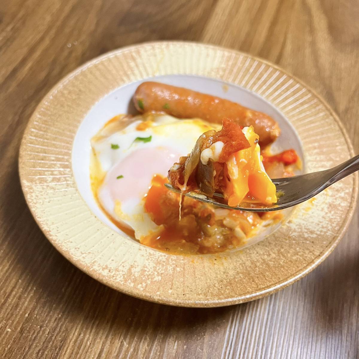 JA全農公式の「フラメンカエッグ」のレシピ