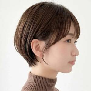  丸みのあるコンパクトショート 