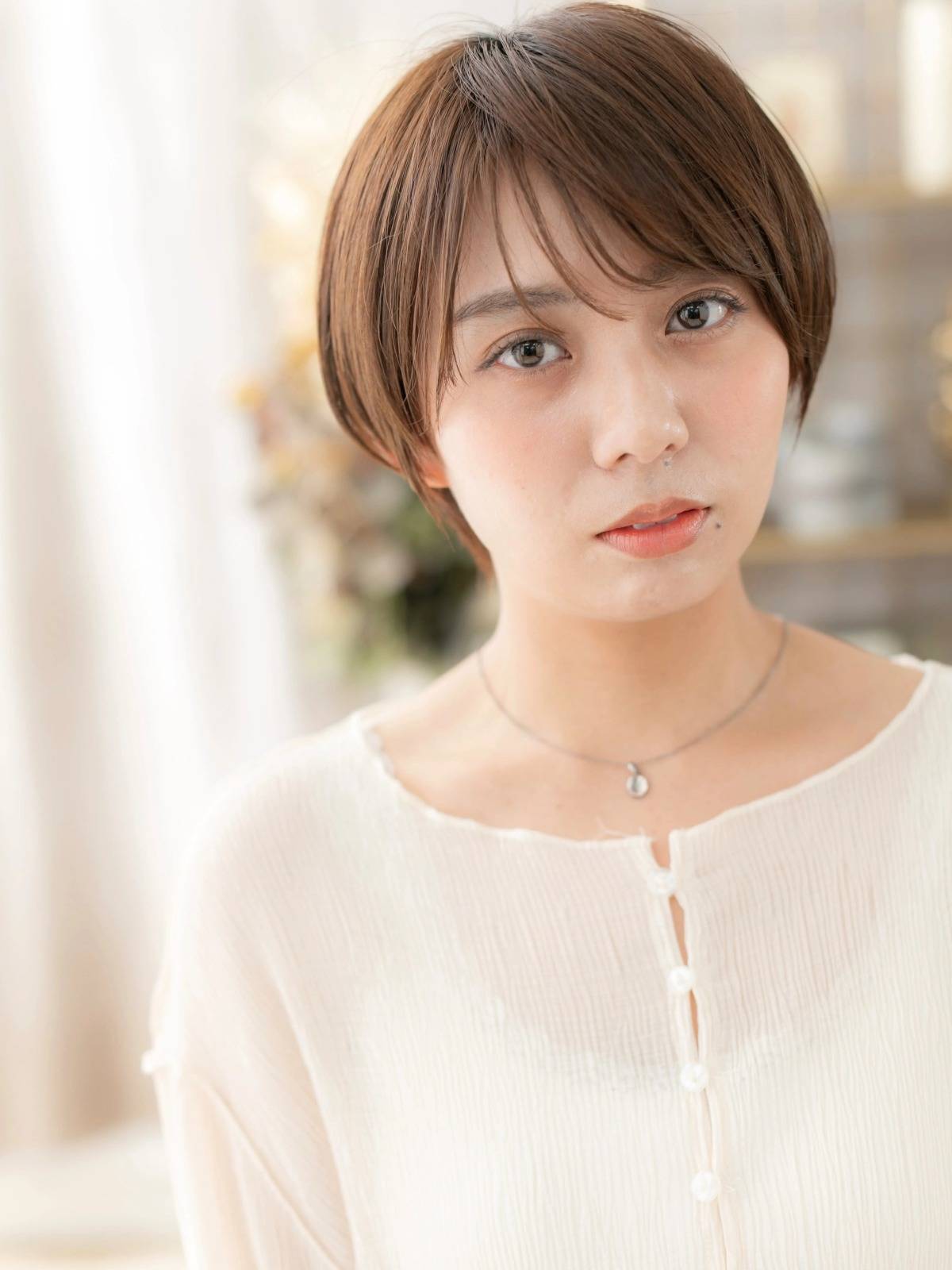 丸みシルエットショート