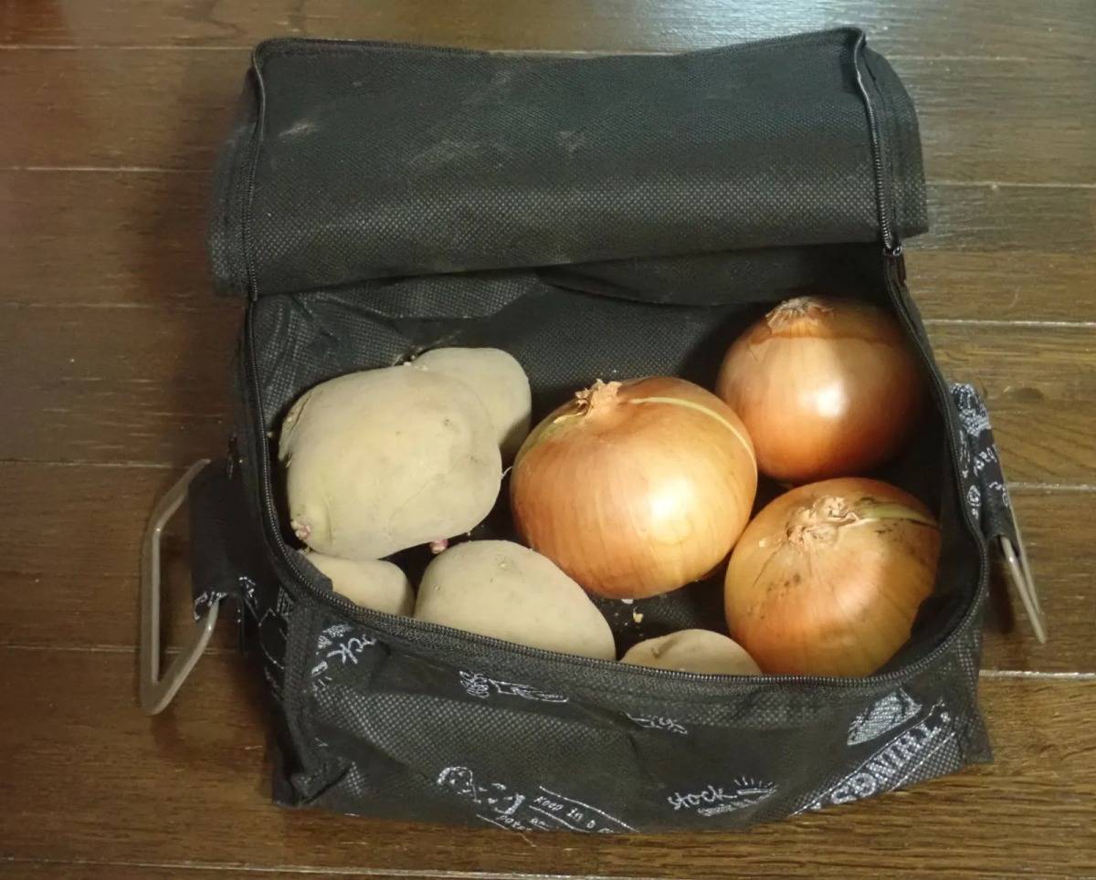 DAISO(ダイソー)：根菜ストックケース(ボックスタイプ)