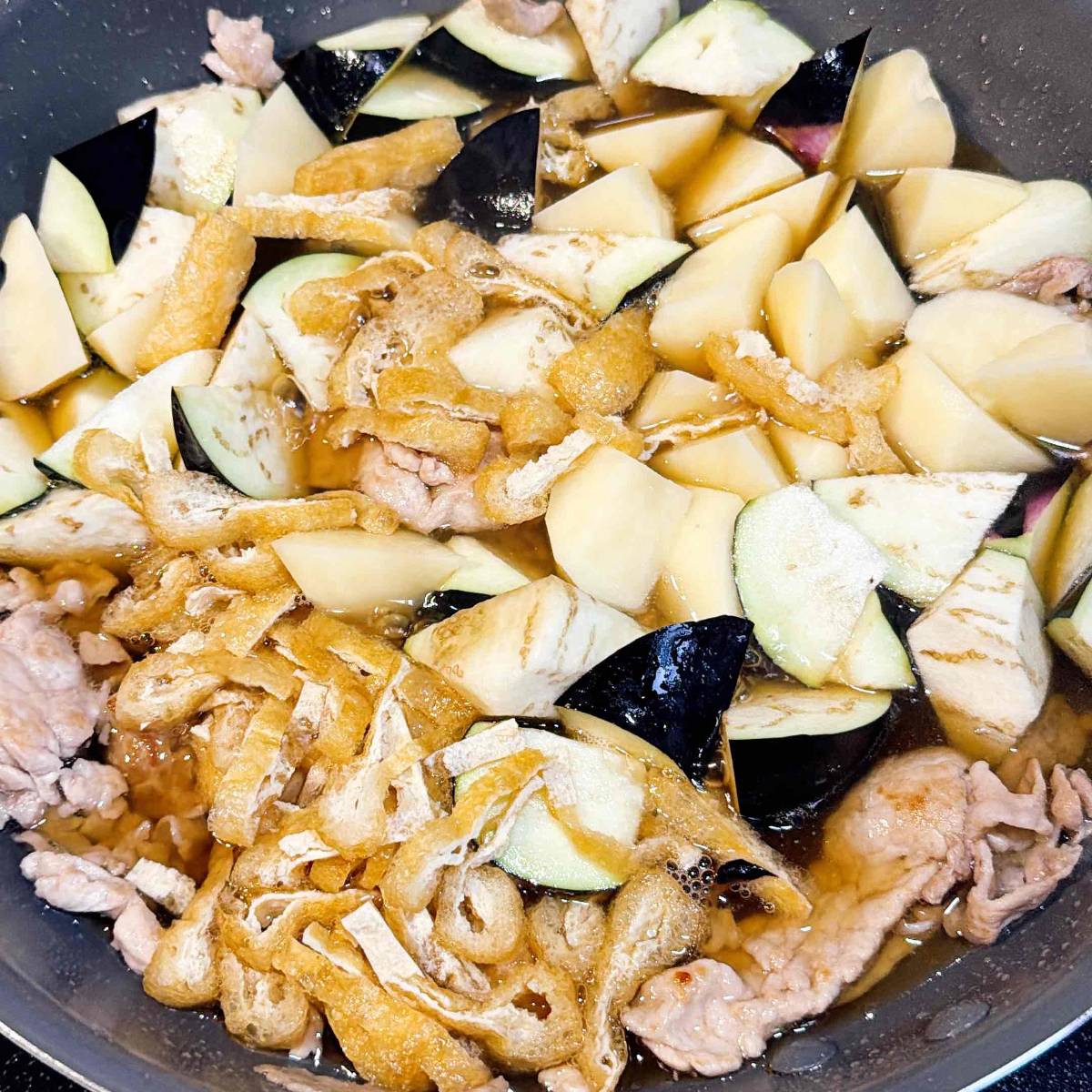 JAグループ公式の「田舎の味♪なすとじゃが芋の煮もの」のレシピ