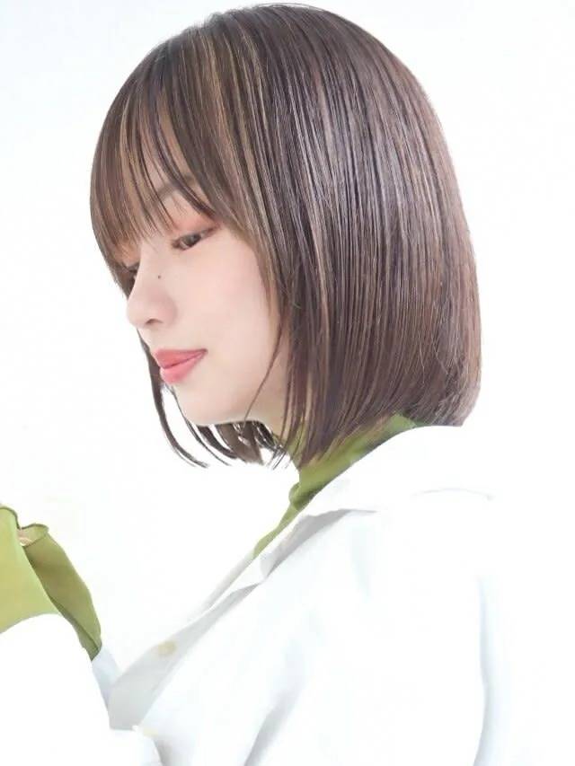 上品見えストレートボブ