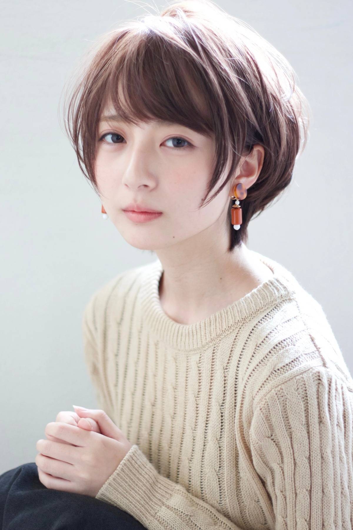 丸みシルエットショート