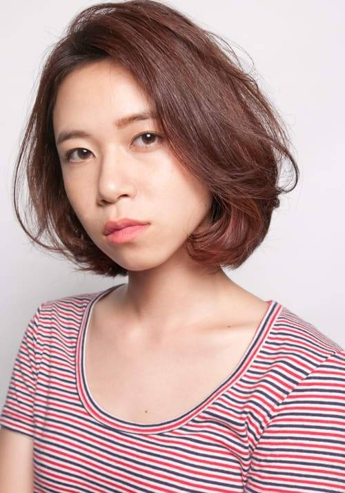 大人フェミニンボブ