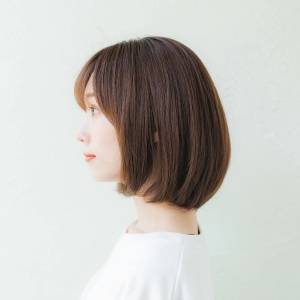  シンプルストレートボブ 