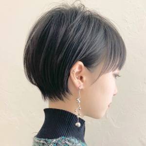  洗練耳掛けショート 