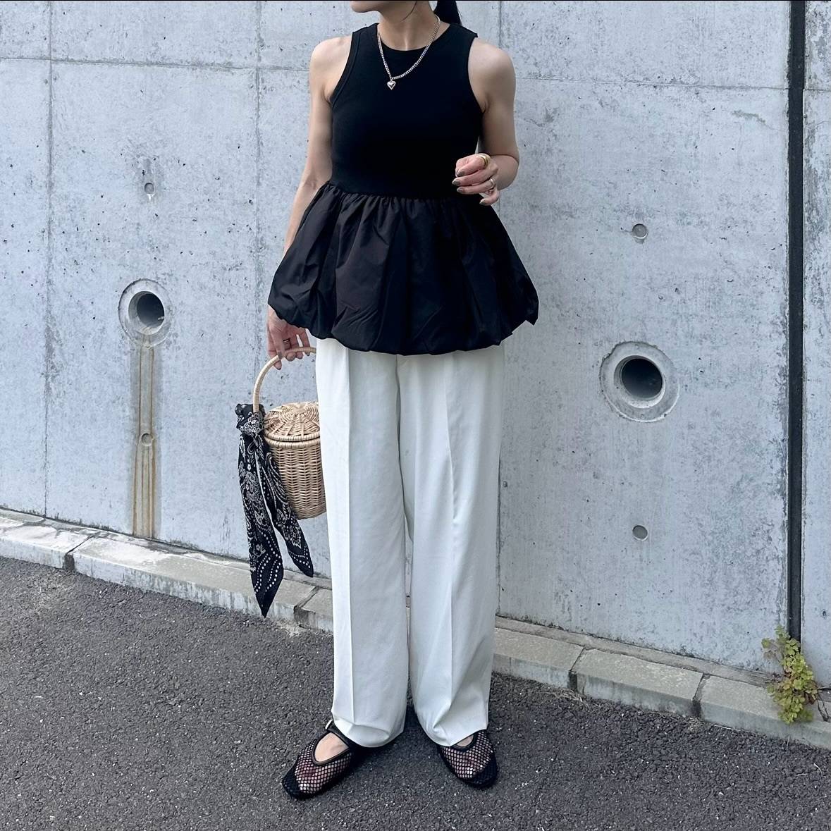 モノトーンコーデ