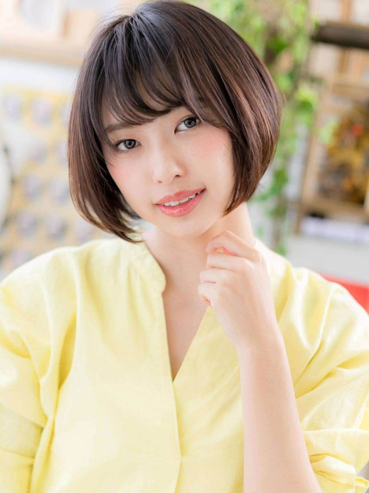 前下がりまとまりボブ