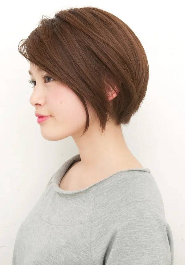 丸みの強いショート