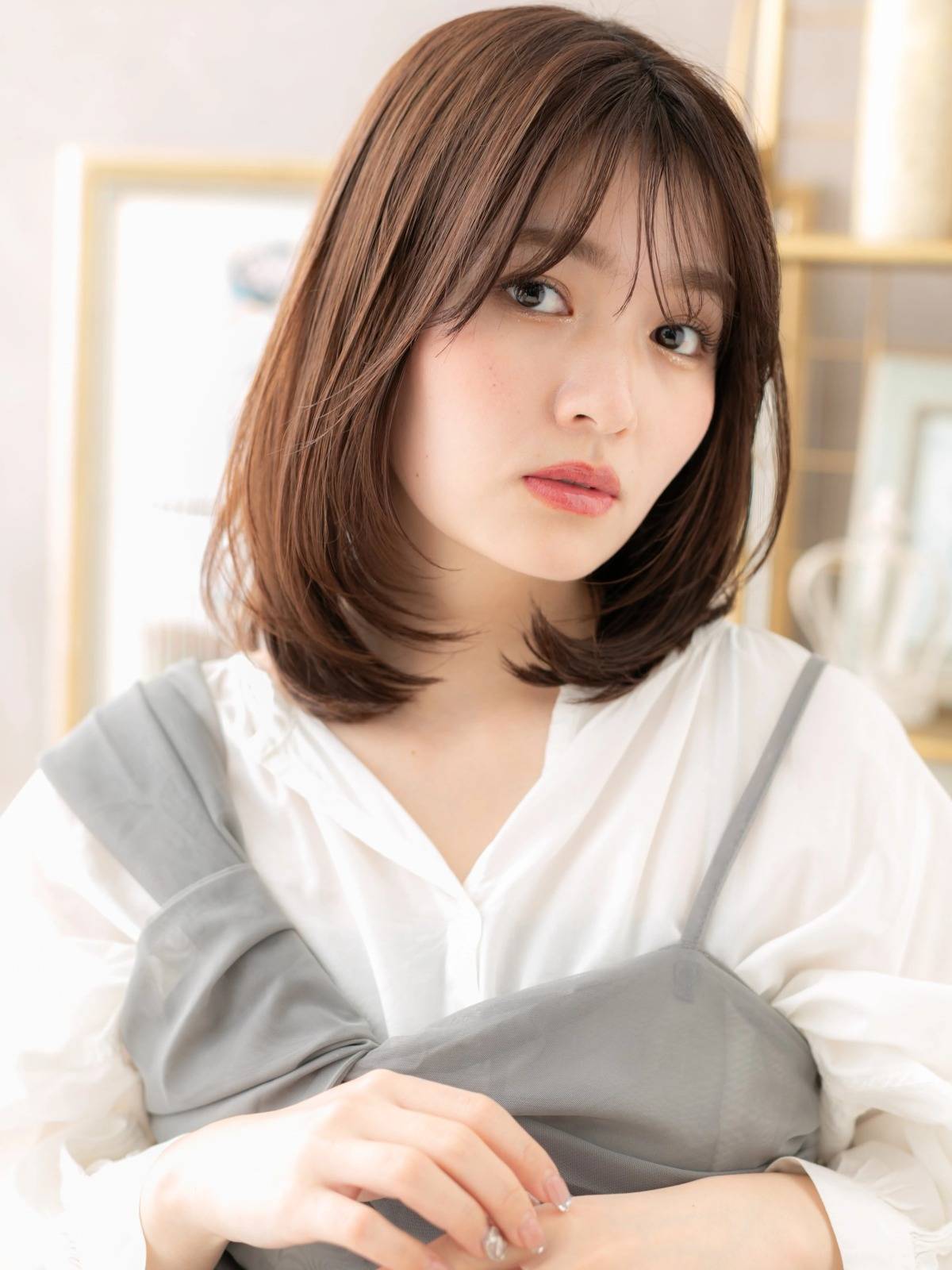 ツヤ感内巻きボブ