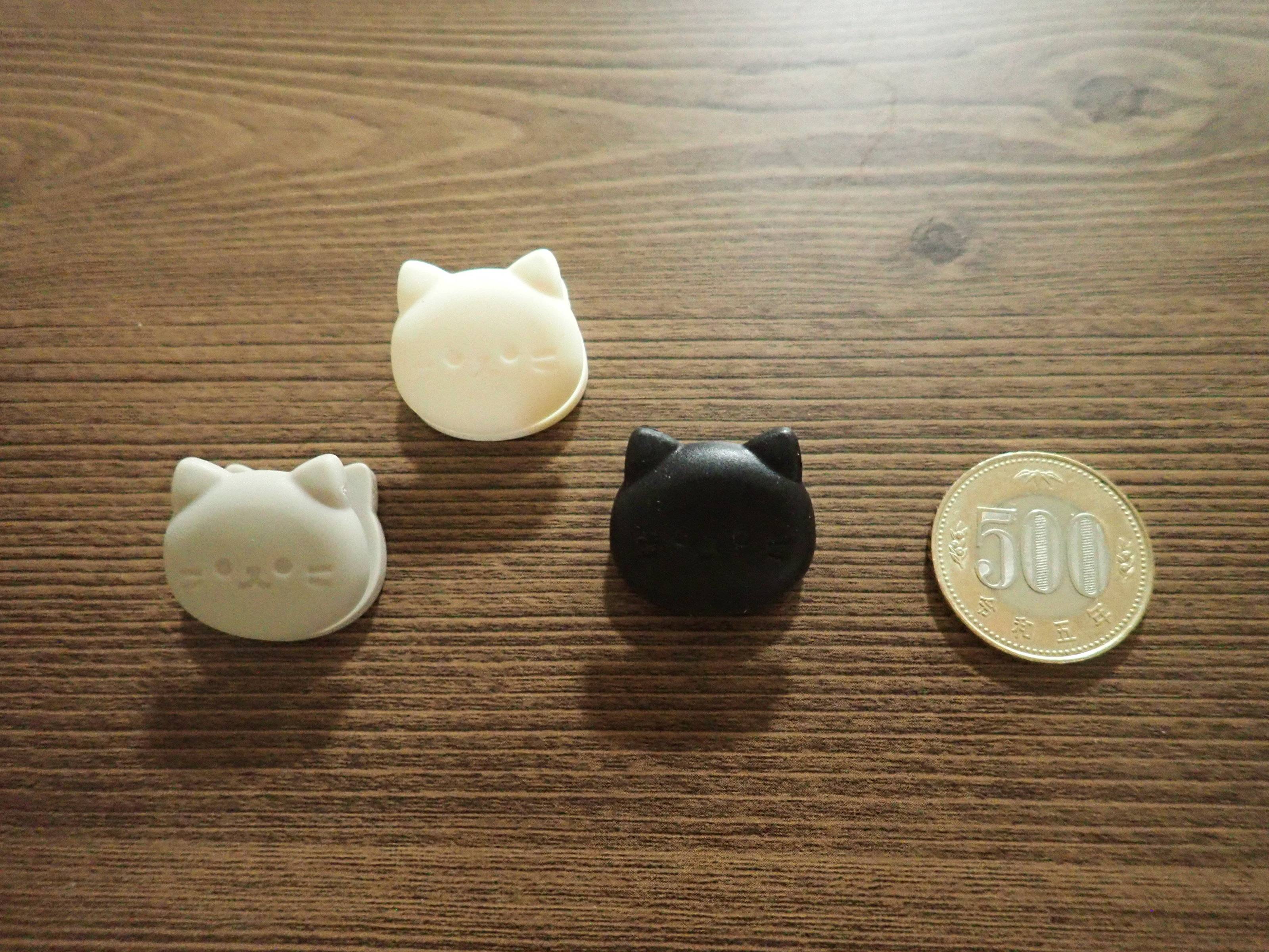 ダイソーのアニマルクリップ(ねこ、3個)